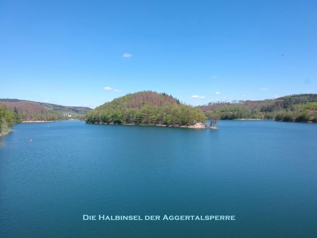 Exklusive Ferienwohnung 'Agger-Blick' Mit Grosser Seeblick-Terrasse & Sauna Гумерсбах Екстериор снимка