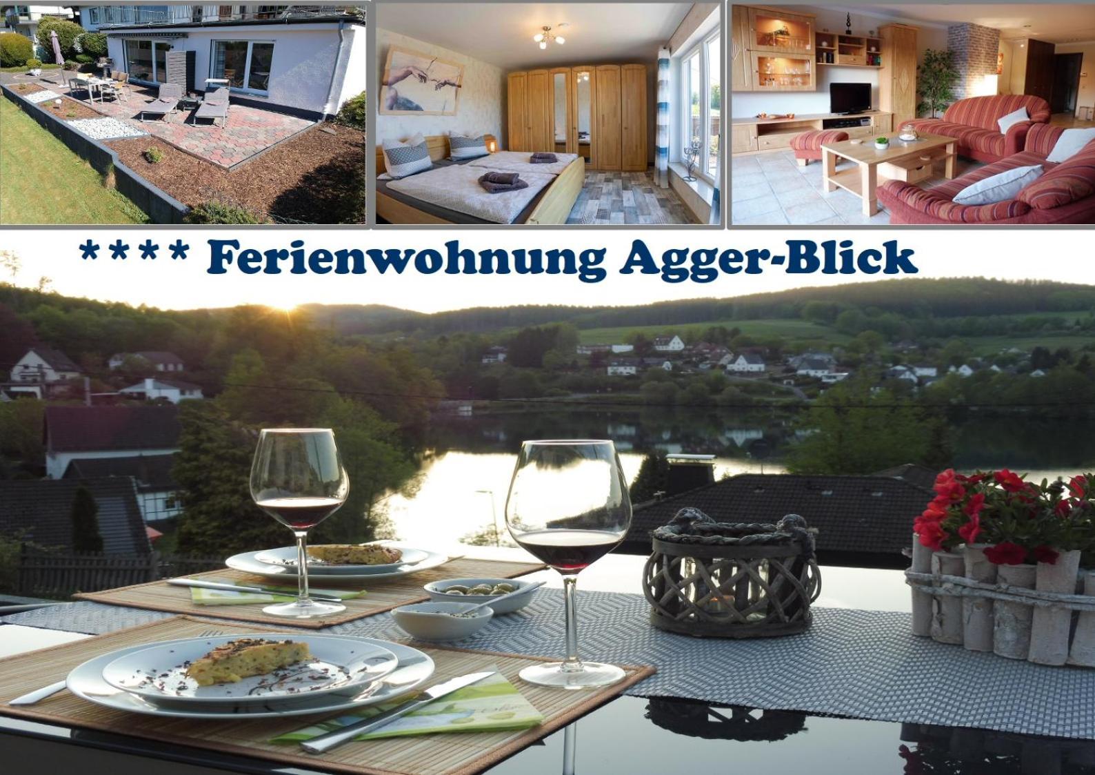 Exklusive Ferienwohnung 'Agger-Blick' Mit Grosser Seeblick-Terrasse & Sauna Гумерсбах Екстериор снимка
